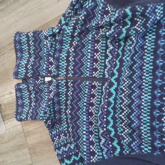 Columbia tribal girls fleece quarter zip pull-over - Picture 2 of 5